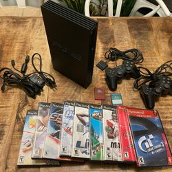 Playstation 2 (PS2) Video Game Console Bundle