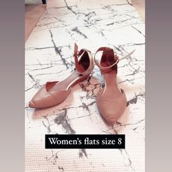 Women’s Nude Flats Size 8