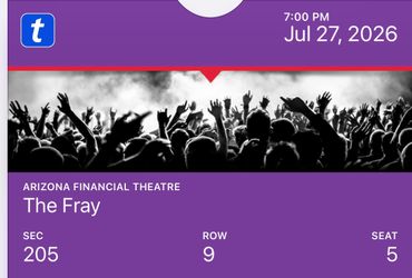 The Fray tickets