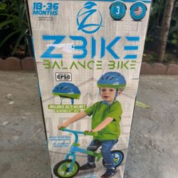 Toddler Balance Bike with Helmet