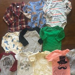 Baby Boy Clothes Size 3/6 Mos Onesie Bundle (21pcs)