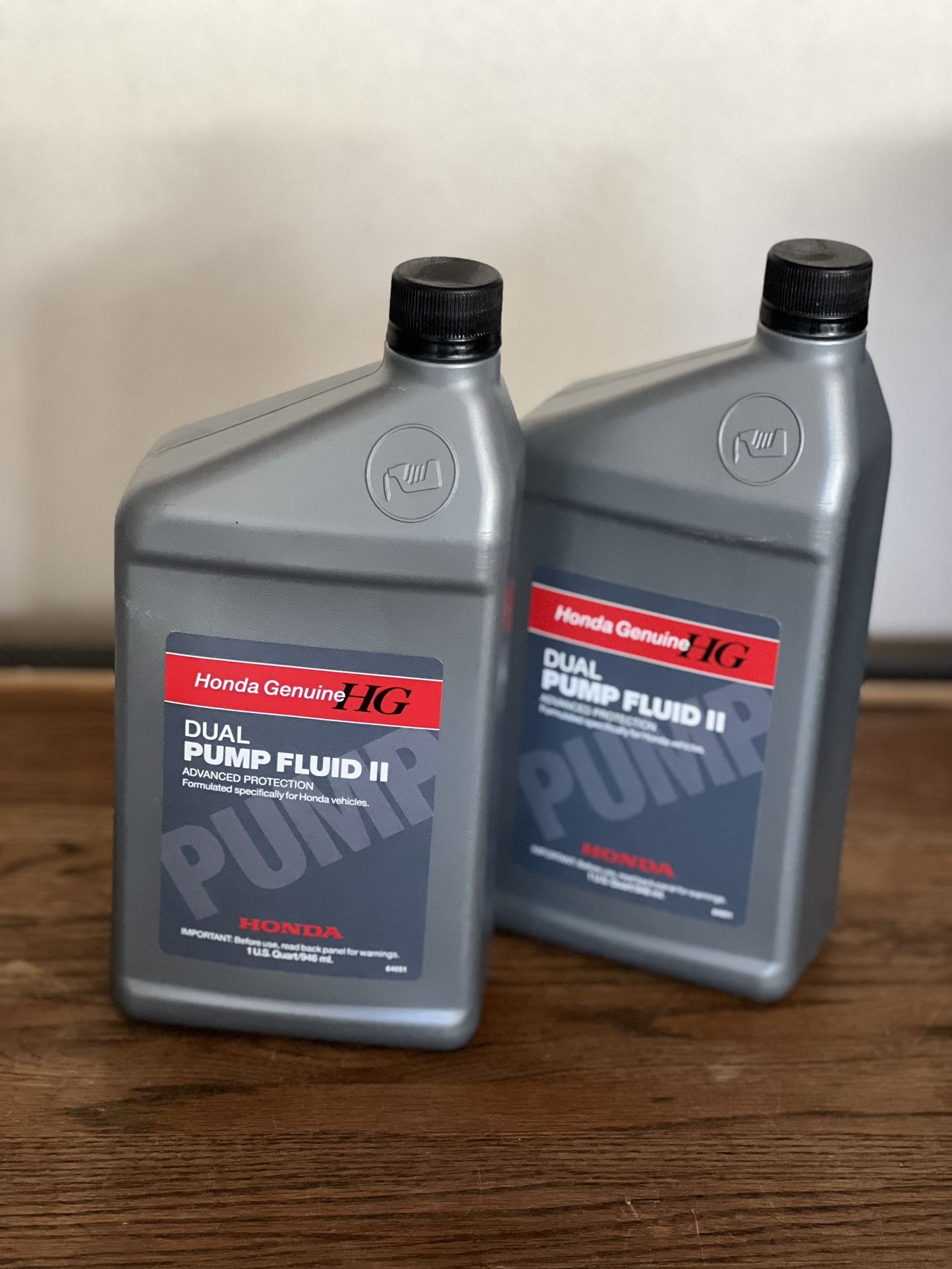 Brand New, 2x Original Honda Dual Pump Fluid 2, Differential Fluid for