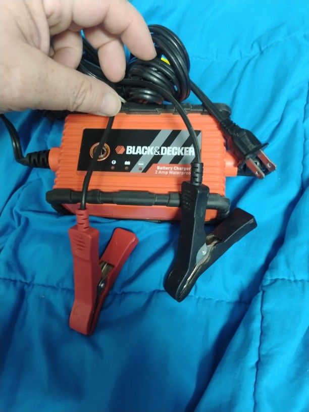 Battery Charger. 2 Amp waterproof 