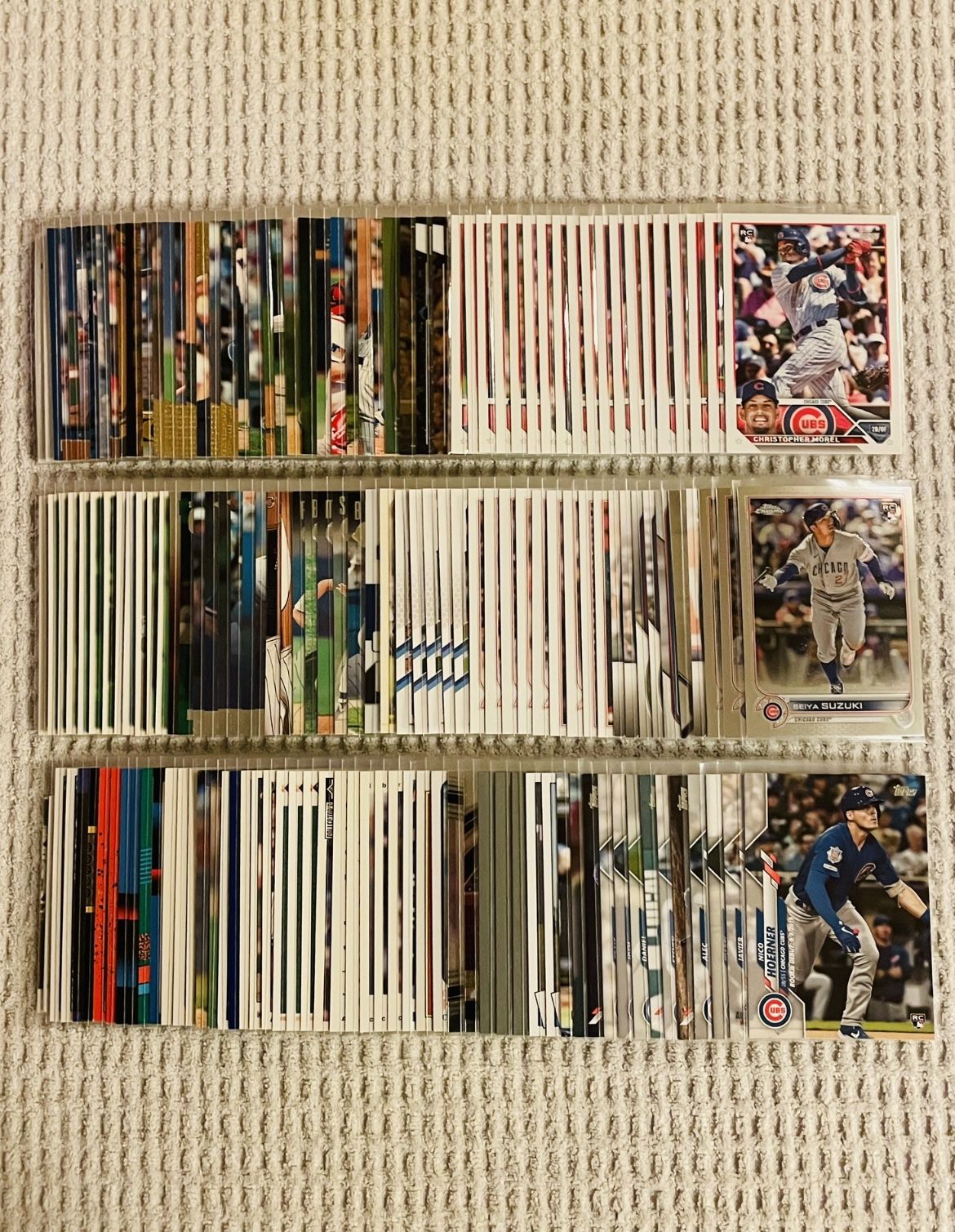 Chicago Cubs 160 Card Baseball Lot!