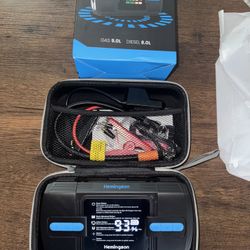 Car Jump Starter with Air Compressor, 160PSI 3000A Portable Car Battery Jump Starter (9.0L Gas/8.OL Diesel), 12V Car Battery Jump Box Jumper Starter w