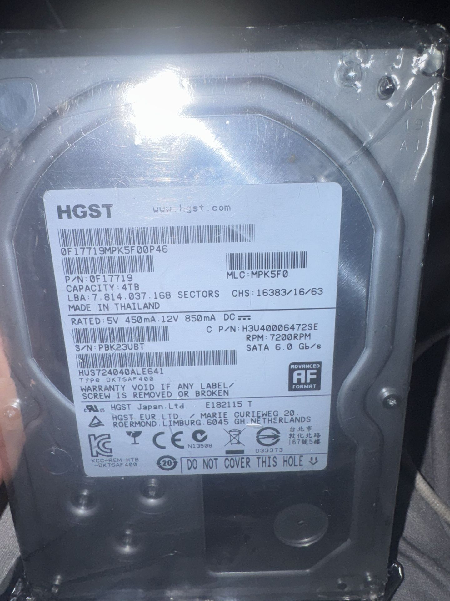 Internal Desktop Hard Drive