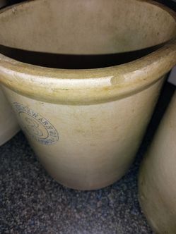 Antique ceramic crocks