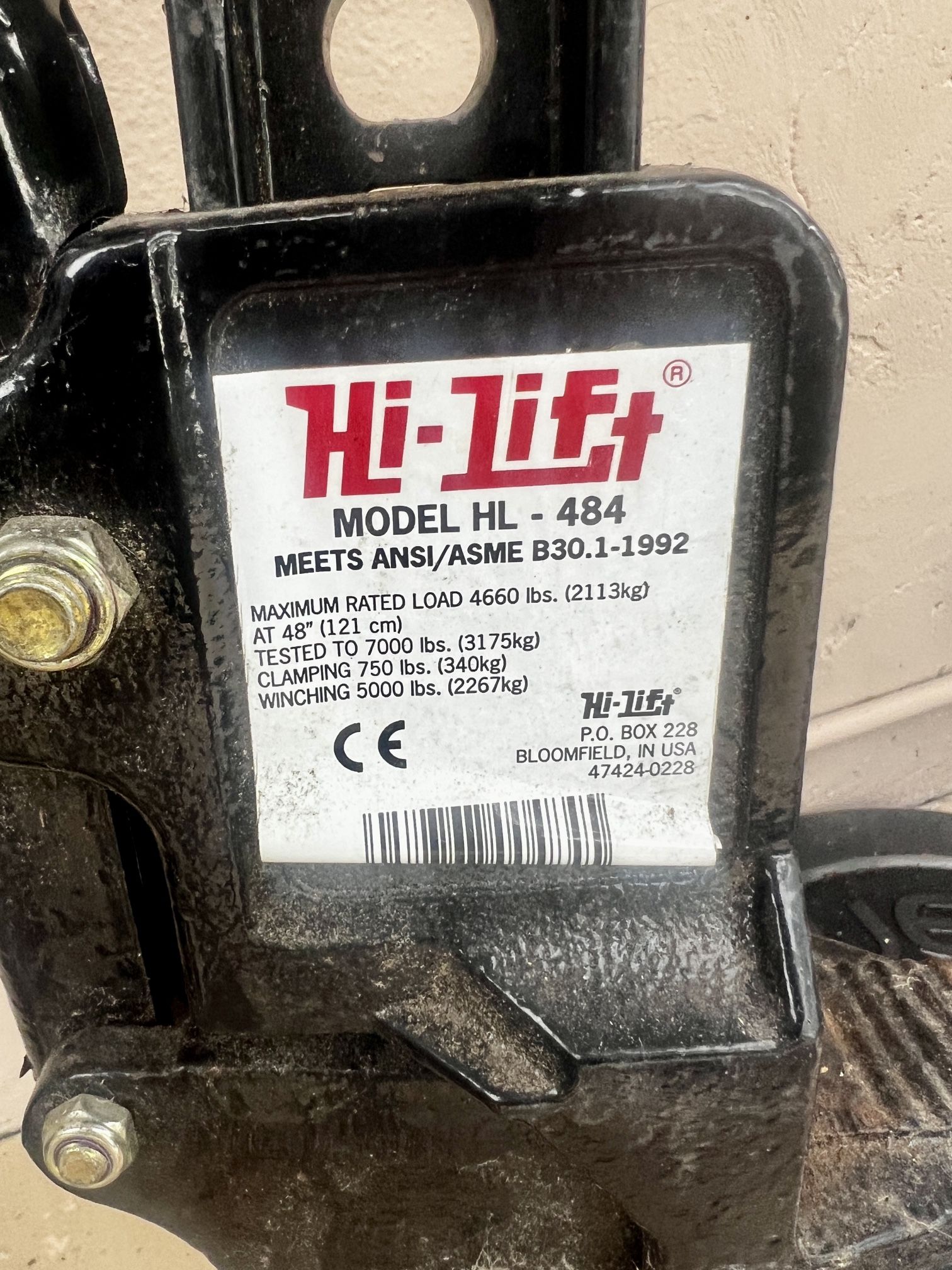 Hi Lift/ Jack