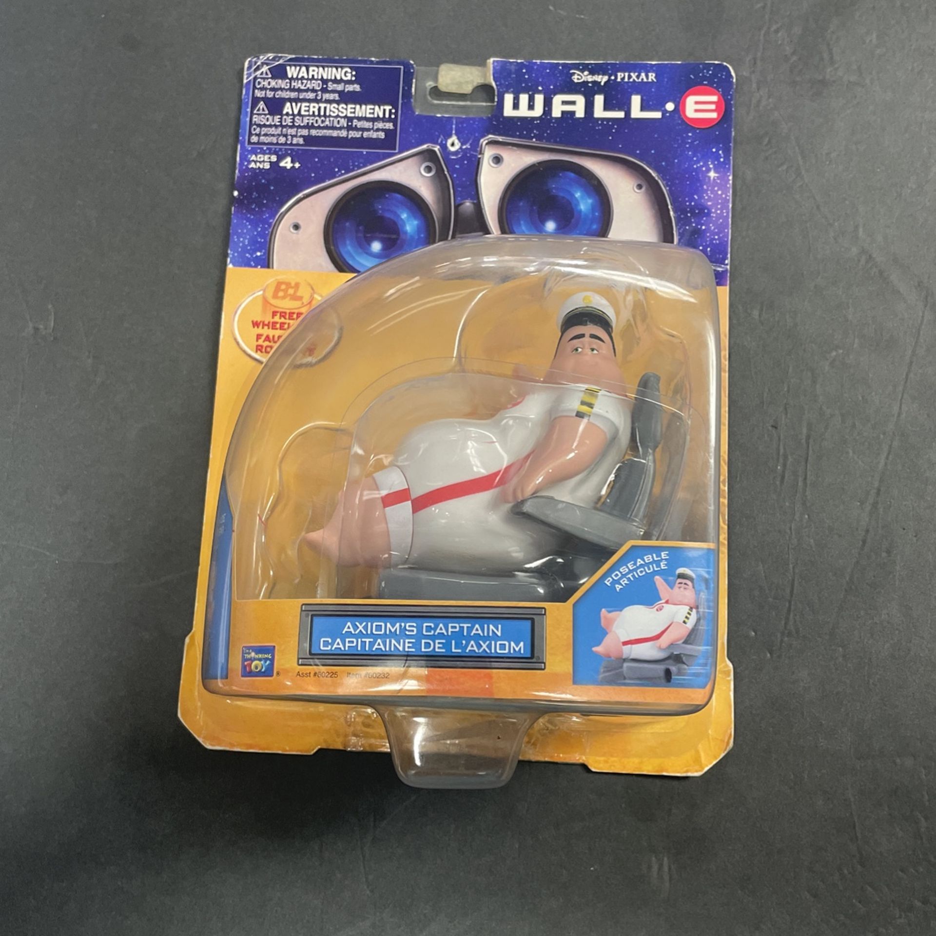 Disney Pixar Wall-E, Captain In Floating Chair Action Figure Thikway Toys Axiom