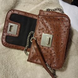 BCBG OSTRICH PURSE