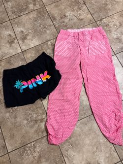 Womens pink sleep pjs size small $10 for both