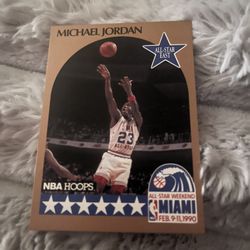 Michael Jordan Trading Card (NBA Hoops 5)