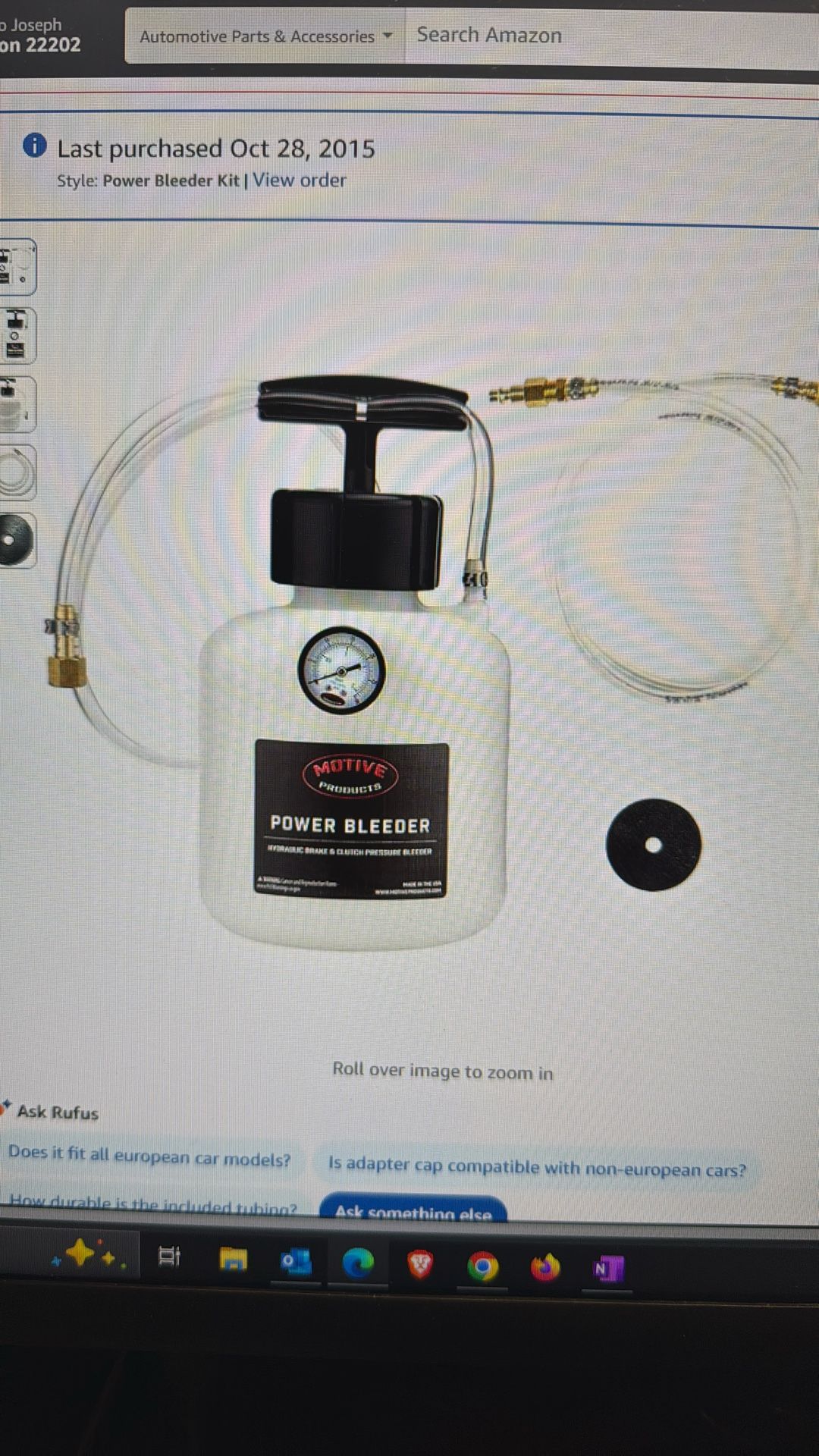 Motive Power Bleeder With European And Universal Adapter