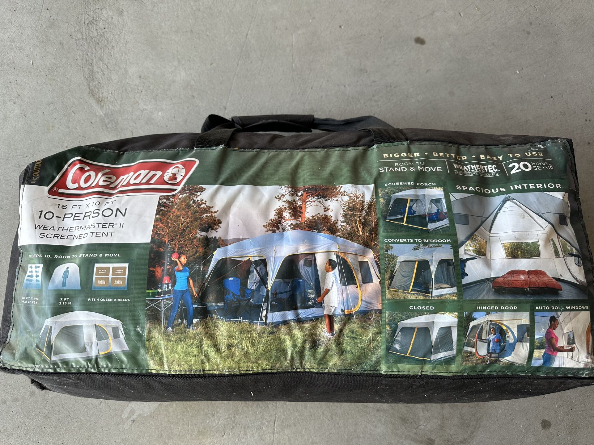 Coleman 16x10 FT Weathermaster II Screened Tent