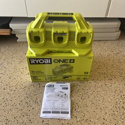 RYOBI ONE+ 18V 6-Port Fast Charger