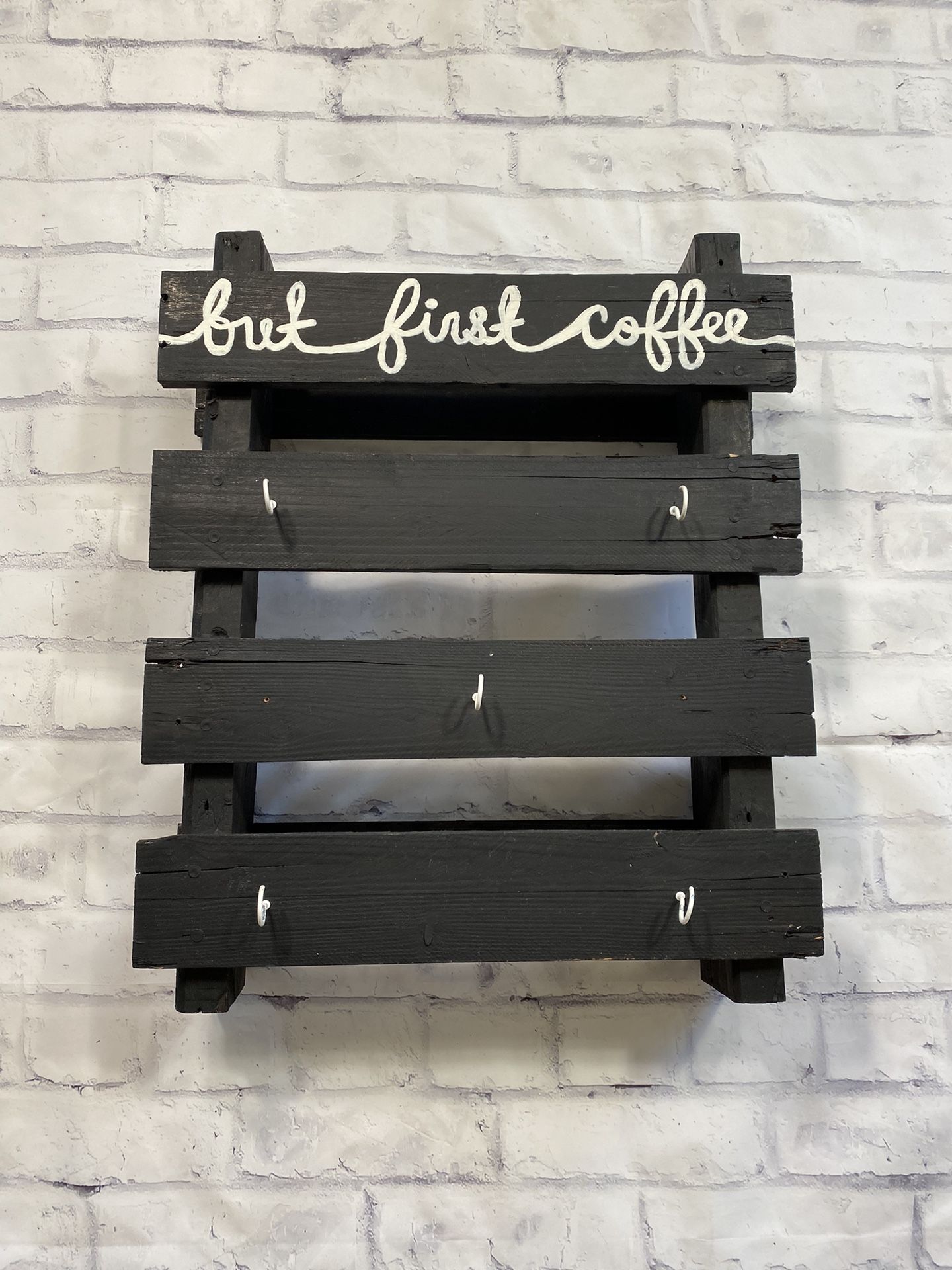 Wood Pallet Coffee Mug Holder