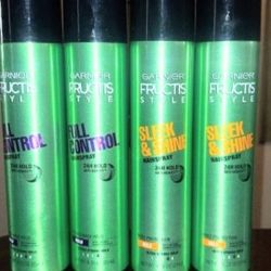 Garnier Fructis Hair Spray-  $4 Each- Curb Pick Up Ray And Higley 