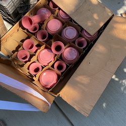 Pink Bud Vases