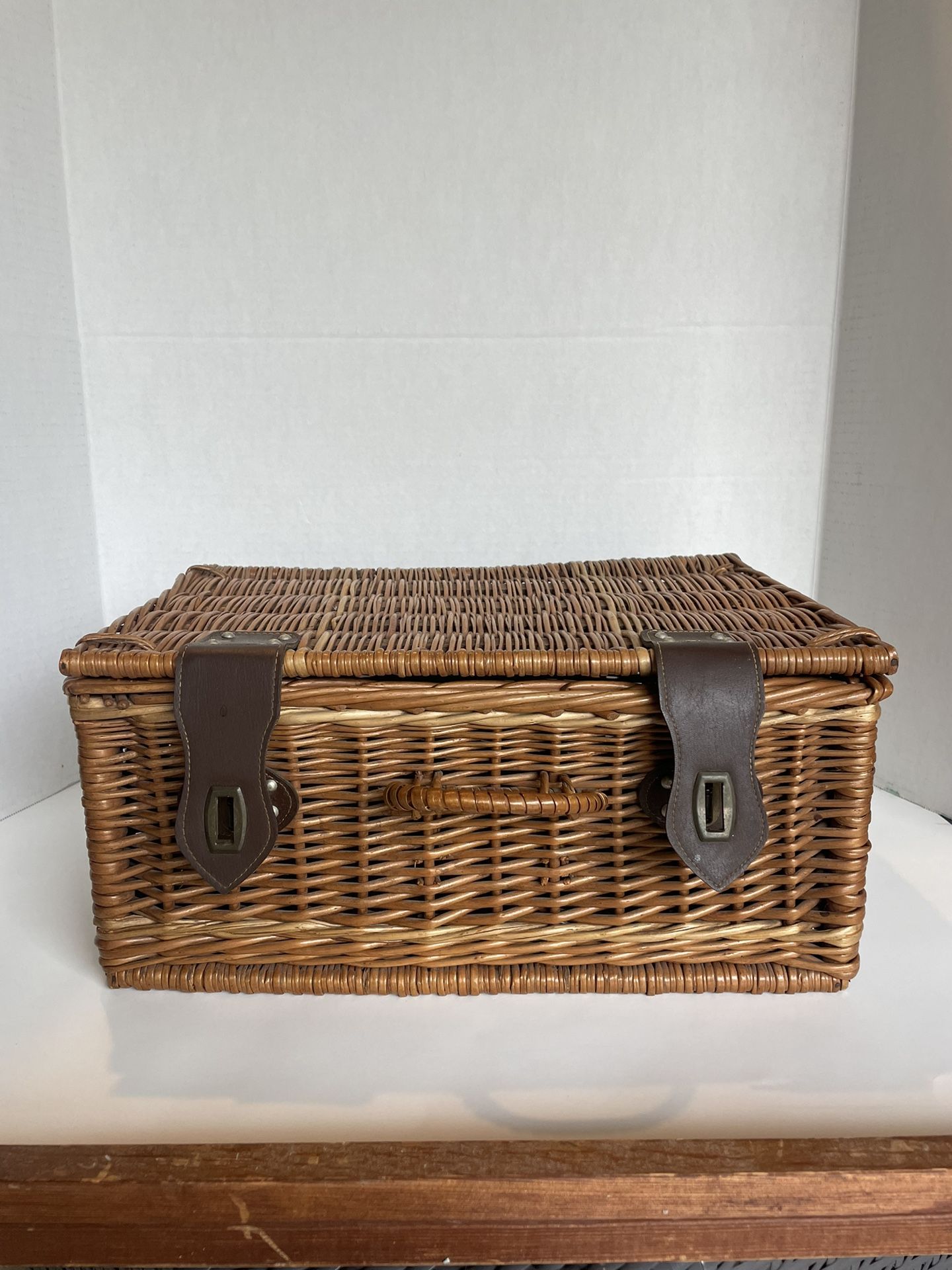 Antique Picnic Basket