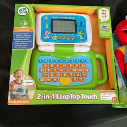Toy Computer & Toddler Elmo Doll 