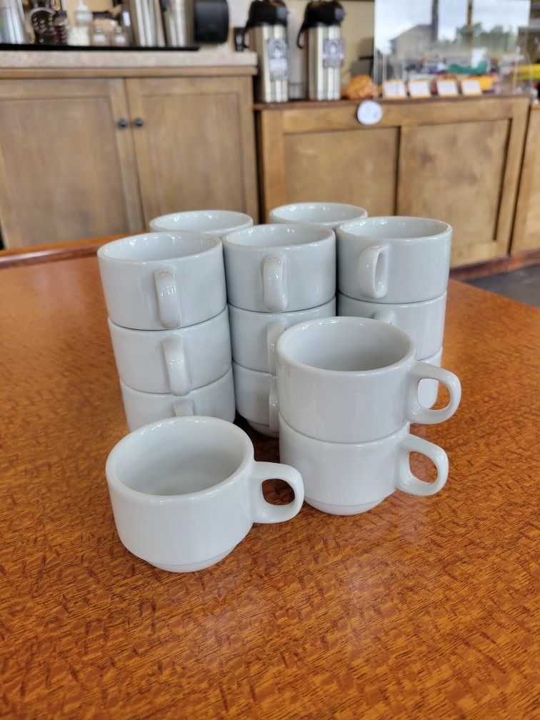 3 Oz. white Espresso Cups