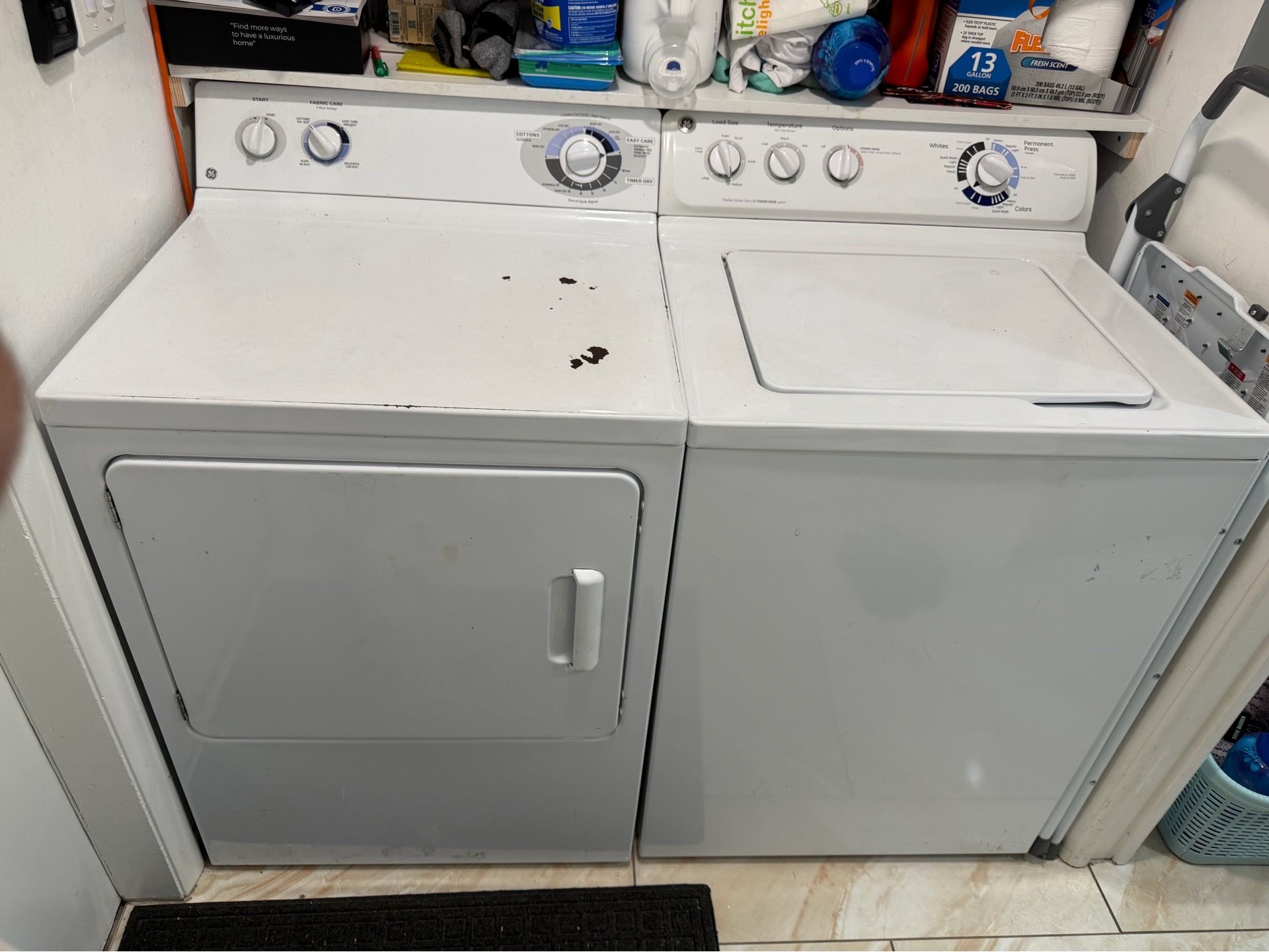 GE washer and Dryer