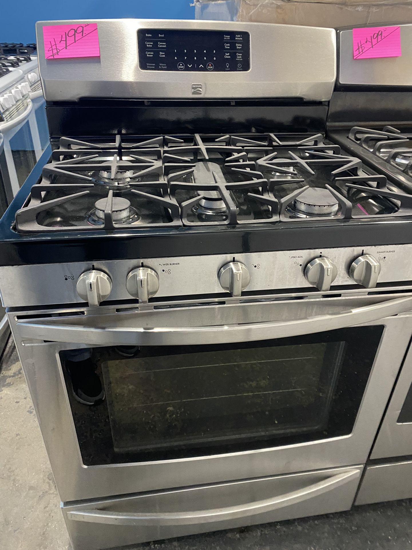 ✅ BEAUTIFUL ? STOVE 5 BURNERS SSTTEL KENMORE 