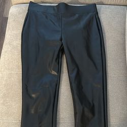 Black Leather Leggings 