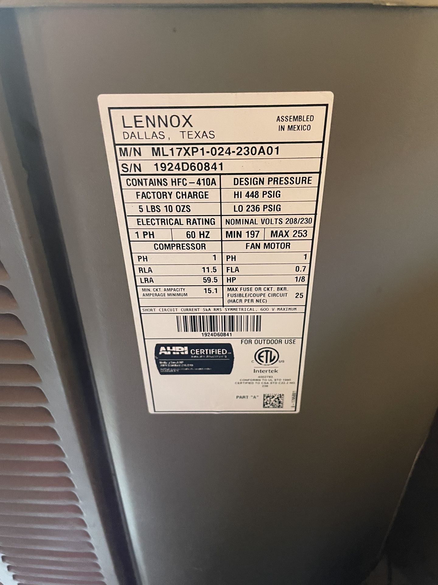 2ton Heatpump
