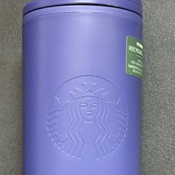 Starbucks 2025 Matte Purple 16oz Tumbler 100% Recycled Plastic BPA Free Coffee Travel Bottle Stanley Mug Carry Cup Water 16 Oz