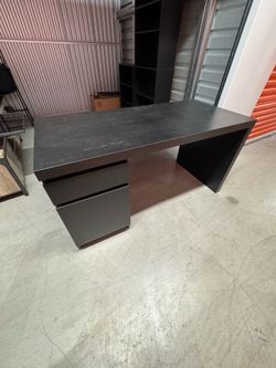 Black Office Desk