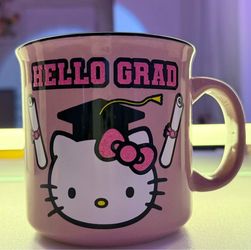 Hello Kitty graduation mug