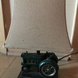 Small Tractor Lamp With Shade