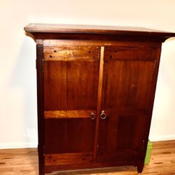 46” X 54” Wood Armoire 