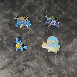 Pokemon Squirtle/Blastoise Pins 