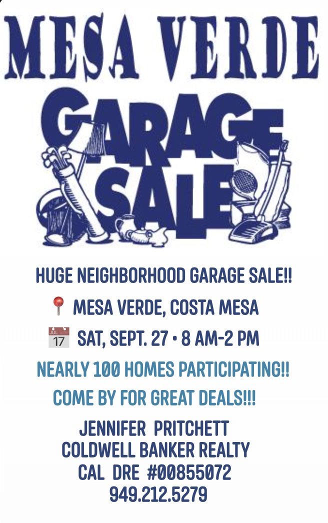 HUGE Neighborhood Garage Sale In Mesa Verde!!