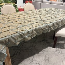 Tablecloth / Material Shimmery Iridescent 11ft Long x 50” Wide