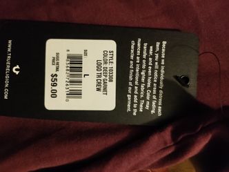 True Religion T-shirt (Size M & L)