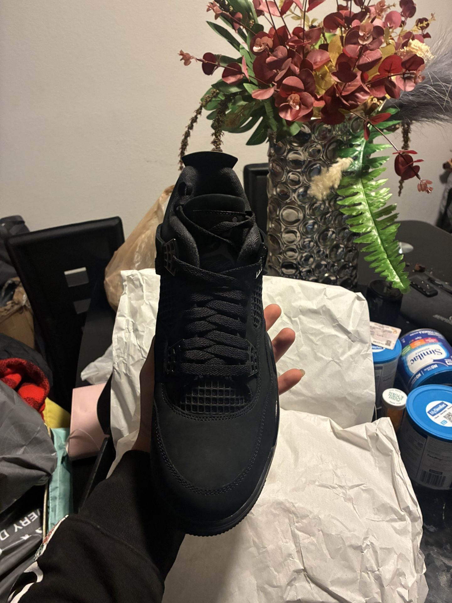 Black Cats Jordan 4’s