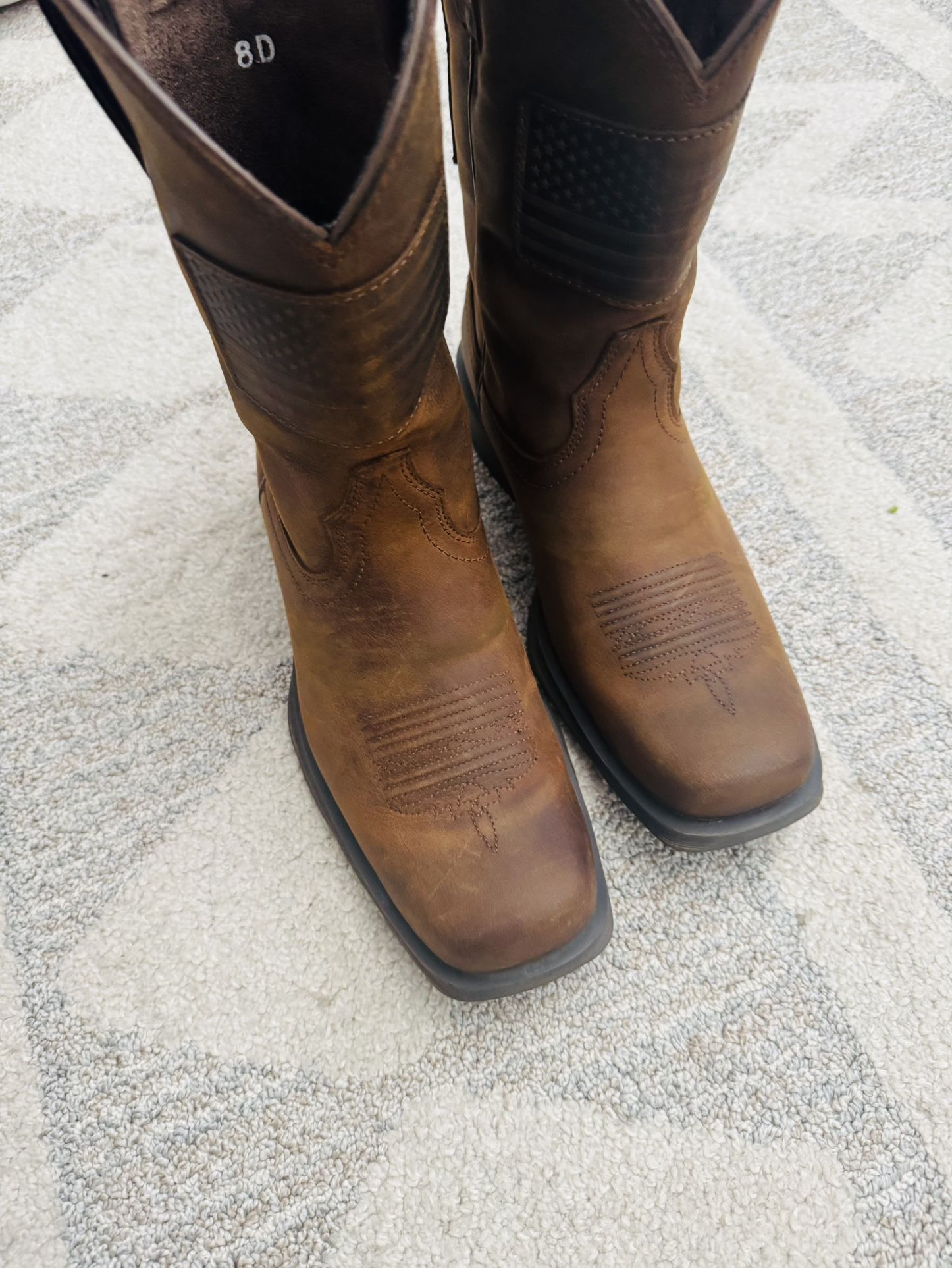 Ariat Rambler Patriot Western Boot Men Sz 8 New!!