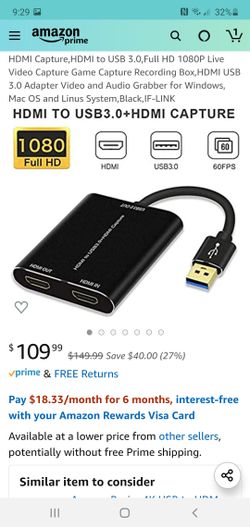 HDMI Capture,HDMI to USB 3.0,Full HD 1080P