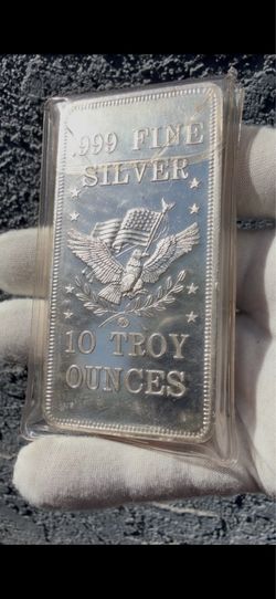 10 Troy oz silver bar