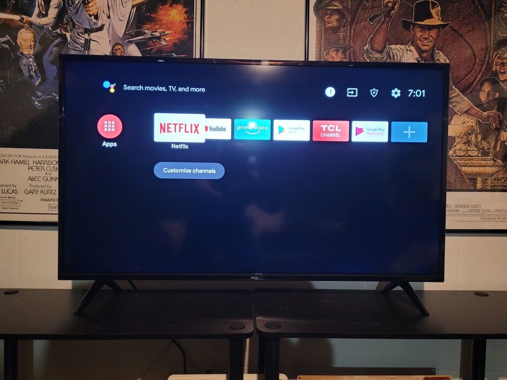 TCL 40" LCD TV with Google TV