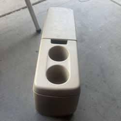 2011- 2017 NISSAN QUEST REAR CENTER CONSOLE CUPHOLDER STORAGE ARMREST GRAY