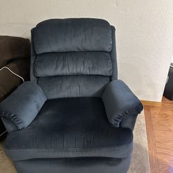 Blue Reclining Chair