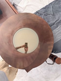 Round mirror light