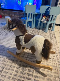 Riding horse with sound