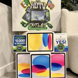 10.9” Apple iPad WiFi 64gb 10th Gen latest model floor model 