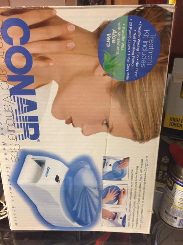 Conair Pb5 Paraffin And Manicure Spa With Nail Dryer Hand And Nail