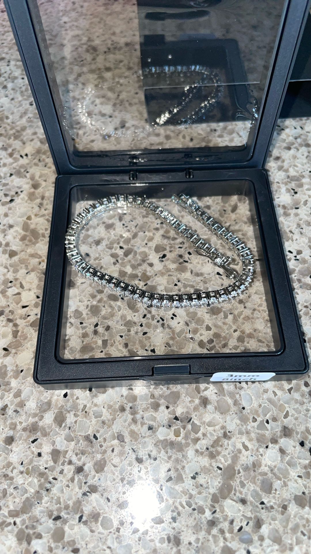 Tennis Bracelet Moissanite 8 Inches